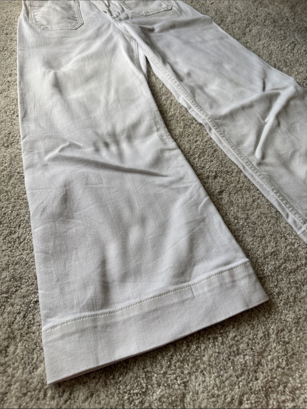 Maeve the Colette White Wide-Leg denim - Picture 4 of 6